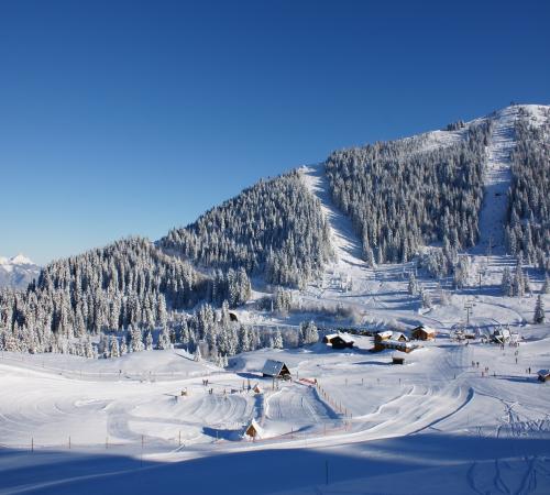 Piste de ski à La Plagne