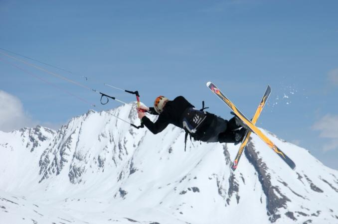 Wind skiing à La Rosiere