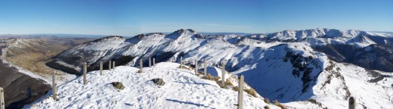 Vue panoramique autour de Lioran