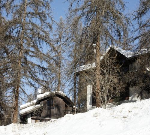 Chalets enneigés à Orres