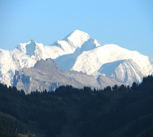 Montagnes enneigées à Morzine