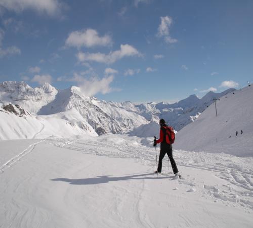 Vue d'un massif autour d'Orcieres